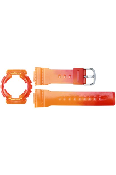 Casio Baby-G กรอบและสาย รุ่น BA-110JM-4A (สีส้มกึ่งใส)